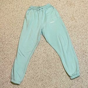 Missguided Brand Teal Sweatpants